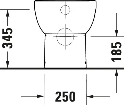 Stand-Tiefspül-WC back to wall „No.1“ 36,5 × 40 × 57 cm Stand-Tiefspül-WC back to wall „No.1“ 36,5 × 40 × 57 cm