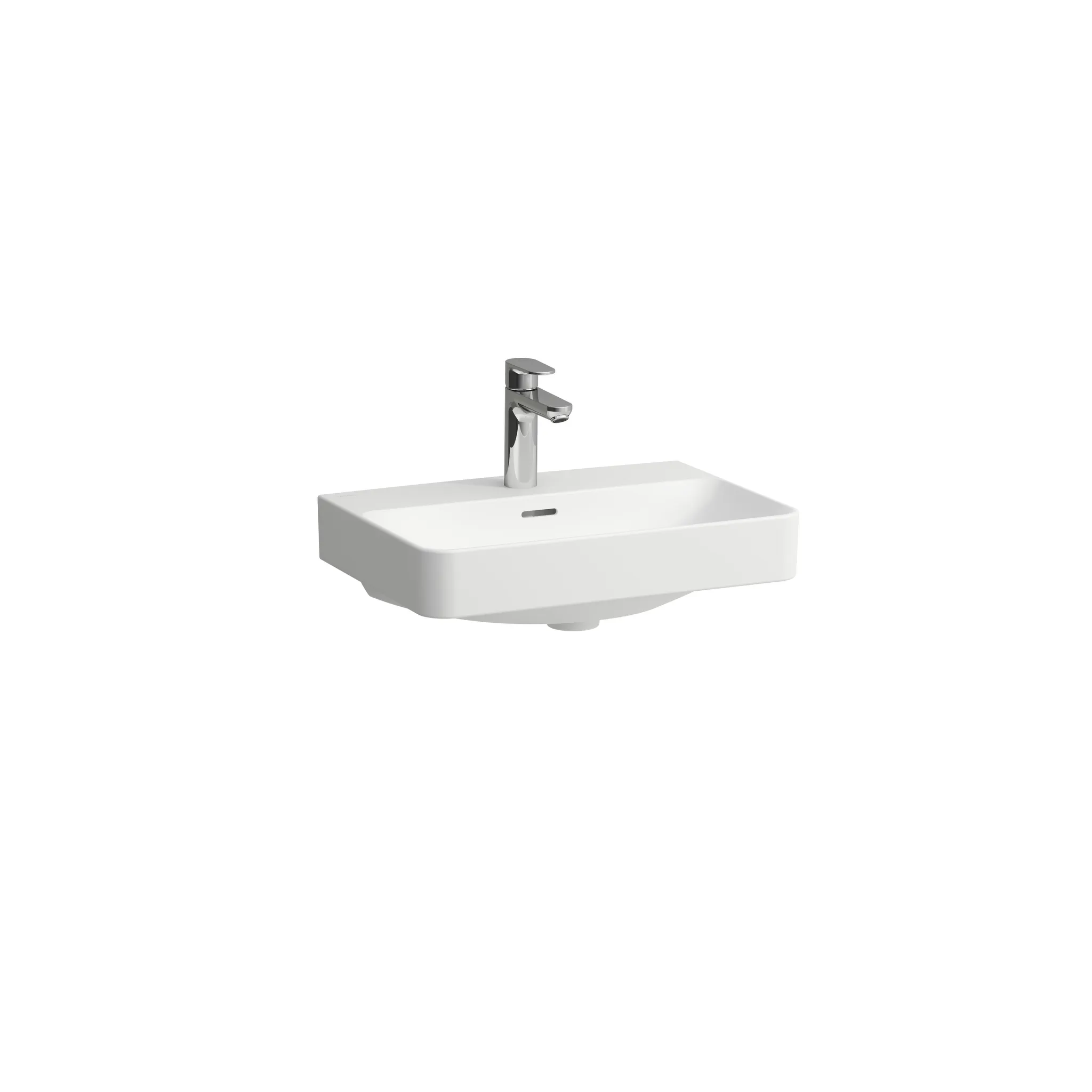 Pro X Waschtisch 81886.2 Compact 1HL mÜL, 550x380, weiß