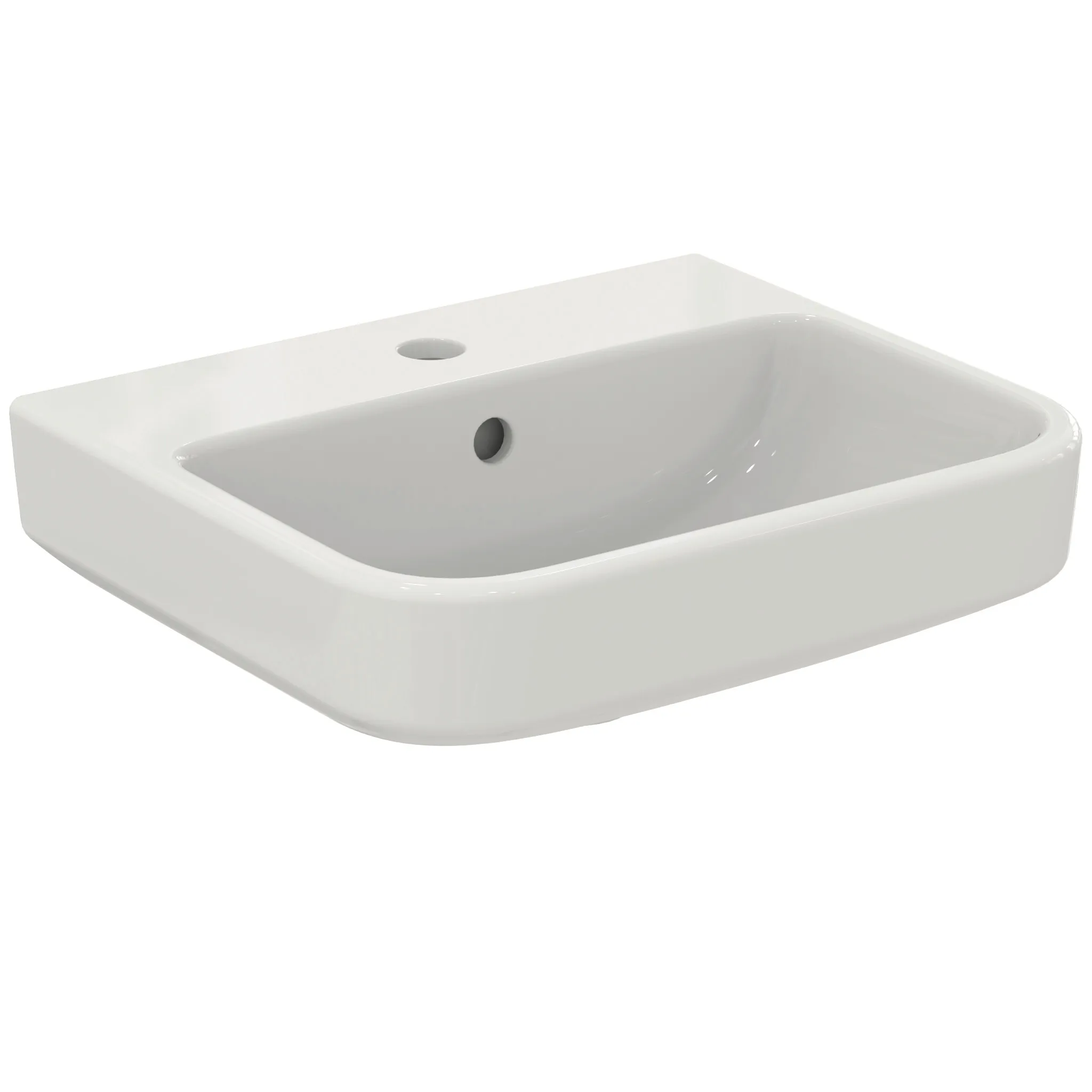 Waschbecken „i.lifeB“ 45 × 38 × 16 cm, Hahnlochposition mittig Waschbecken „i.lifeB“ 45 × 38 × 16 cm, Hahnlochposition mittig