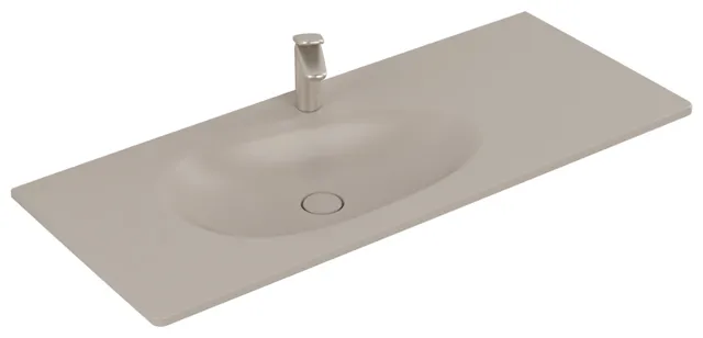 Villeroy & Boch Wandwaschtisch „Antao“ 1200 × 500 × 150 mm, für Becken links in Almond