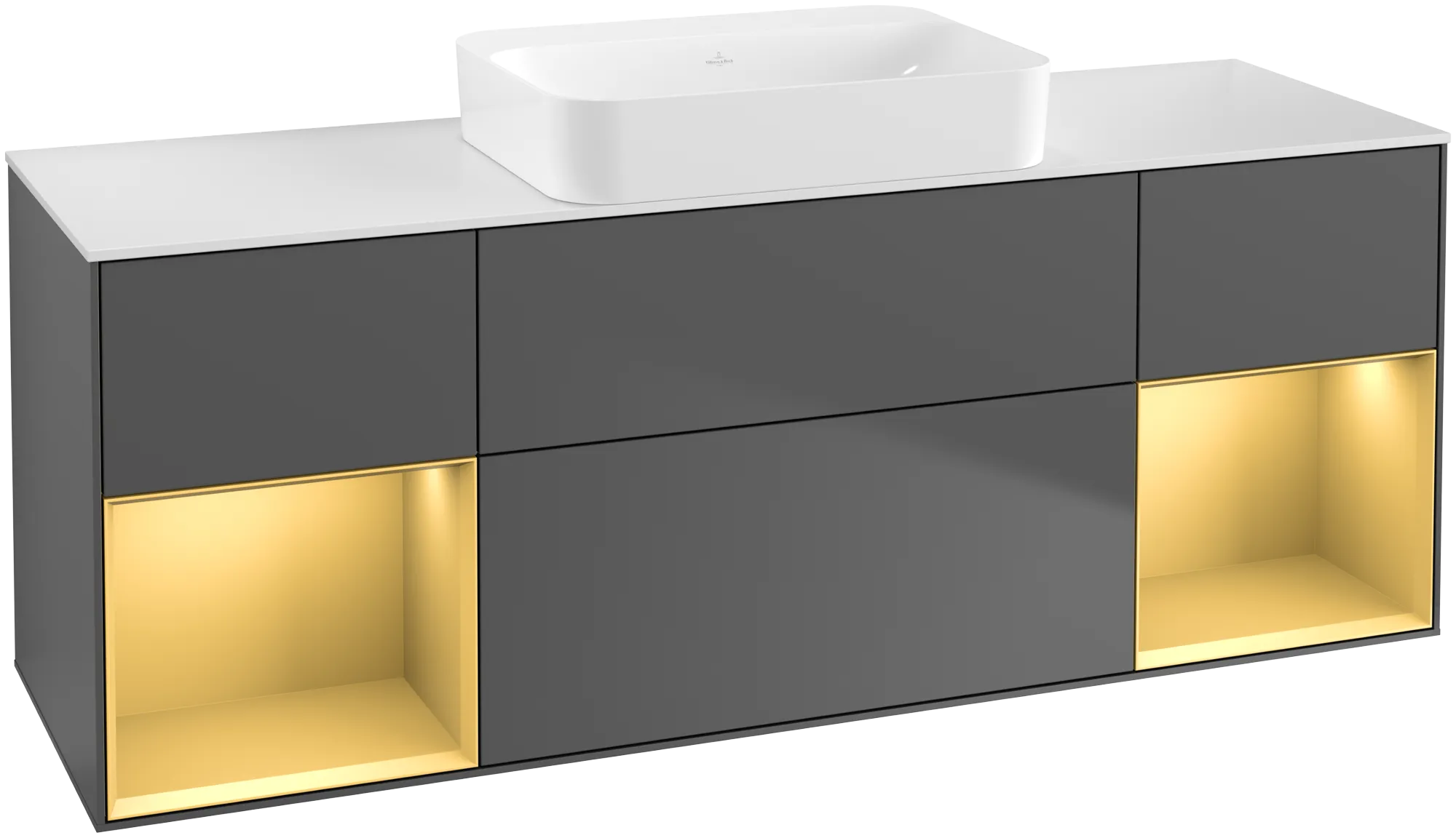 Villeroy & Boch Finion Waschbeckenunterschrank G74, anthrazit