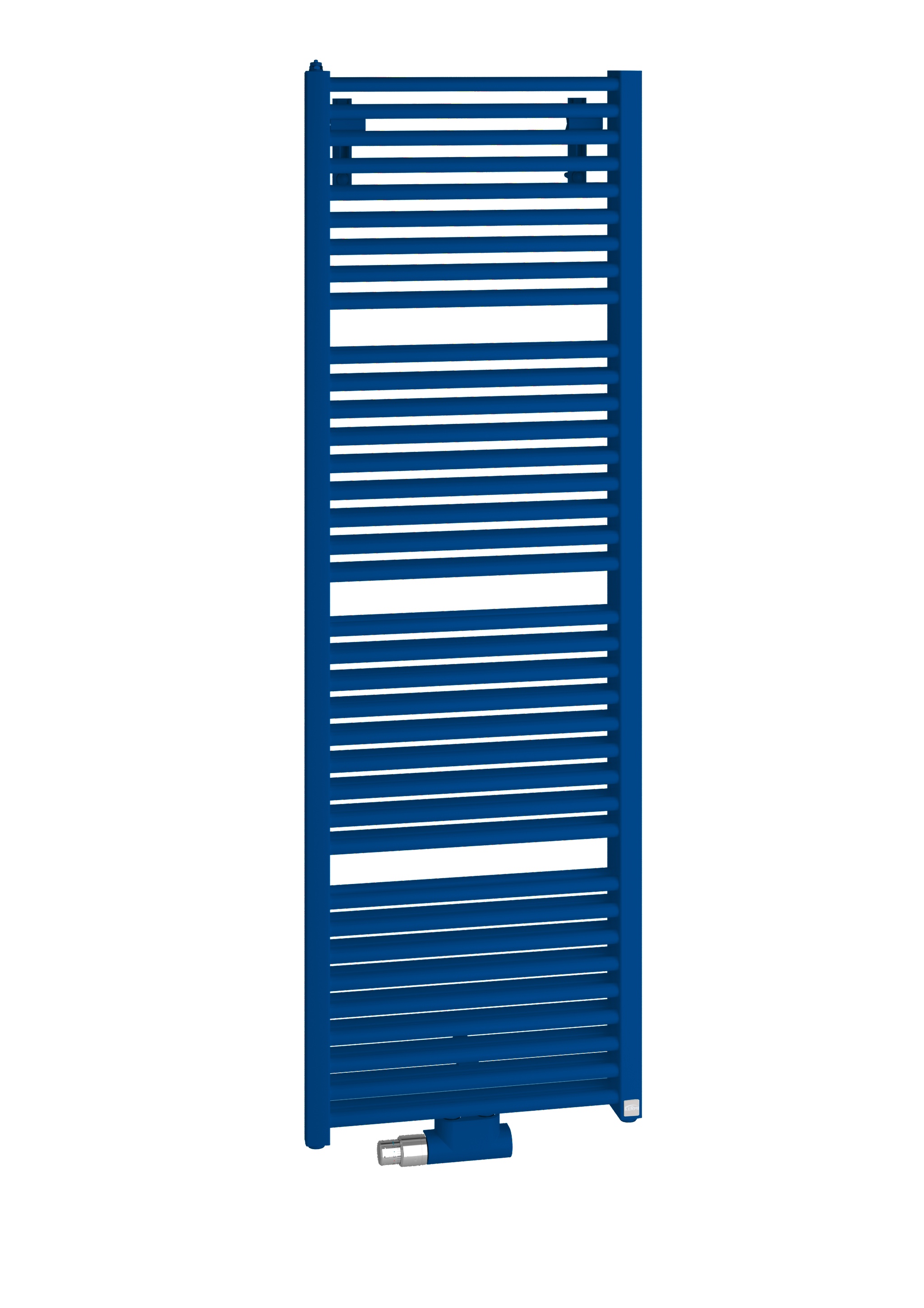 Kermi Design-Heizkörper „Duett®“ 48,4 × 118,8 cm in Schwarz Soft