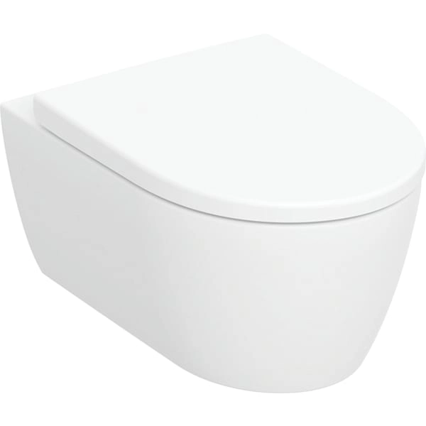 Wand-Tiefspül-WC Set mit WC-Sitz „iCon“ 360 × 330 × 530 mm in weiß alpin, Befestigung verdeckt, Soft Closing Wand-Tiefspül-WC Set mit WC-Sitz „iCon“ 360 × 330 × 530 mm in weiß alpin, Befestigung verdeckt, Soft Closing