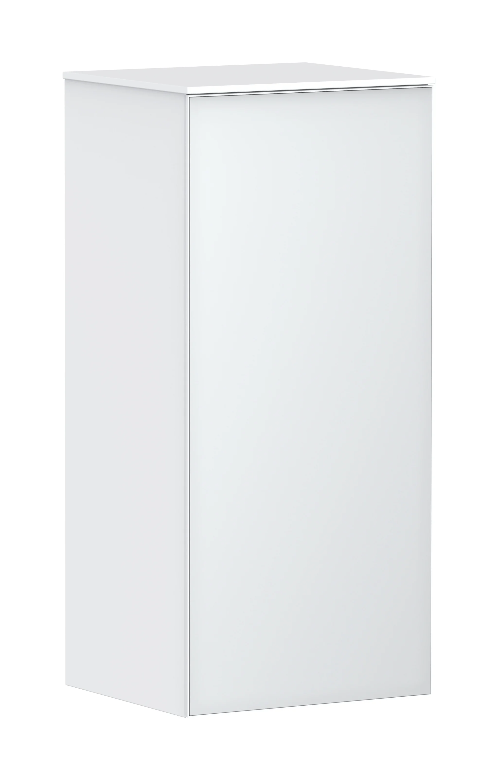 Hansgrohe Xevolos E Halbhochschrank, Mattweiß Metallic, 400/360 mm, Türanschlag links, PushOpen-Funktion Hansgrohe Xevolos E Halbhochschrank, Mattweiß Metallic, 400/360 mm, Türanschlag links, PushOpen-Funktion
