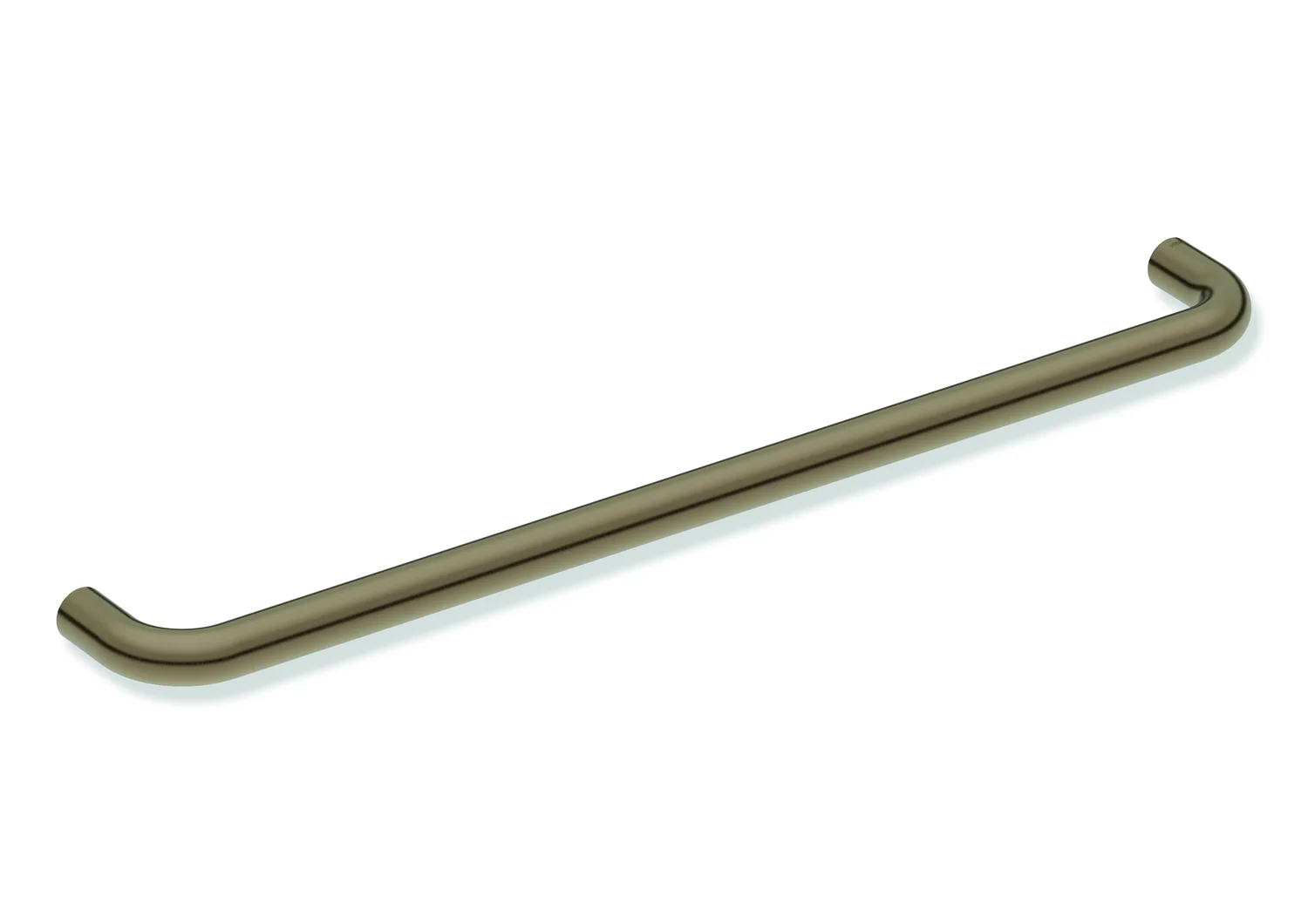 HEWI Haltegriff Serie 480, Edelstahl PVD bronze gebürstet, Achsmaß 600 mm, Durchmesser 25 mm