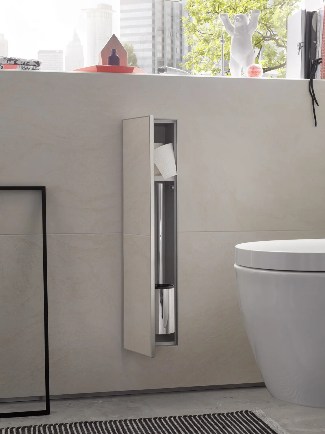 WC-Modul asis plus, Unterputz Papierentnahme oben, 658 mm, Tür rechts WC-Modul asis plus, Unterputz Papierentnahme oben, 658 mm, Tür rechts