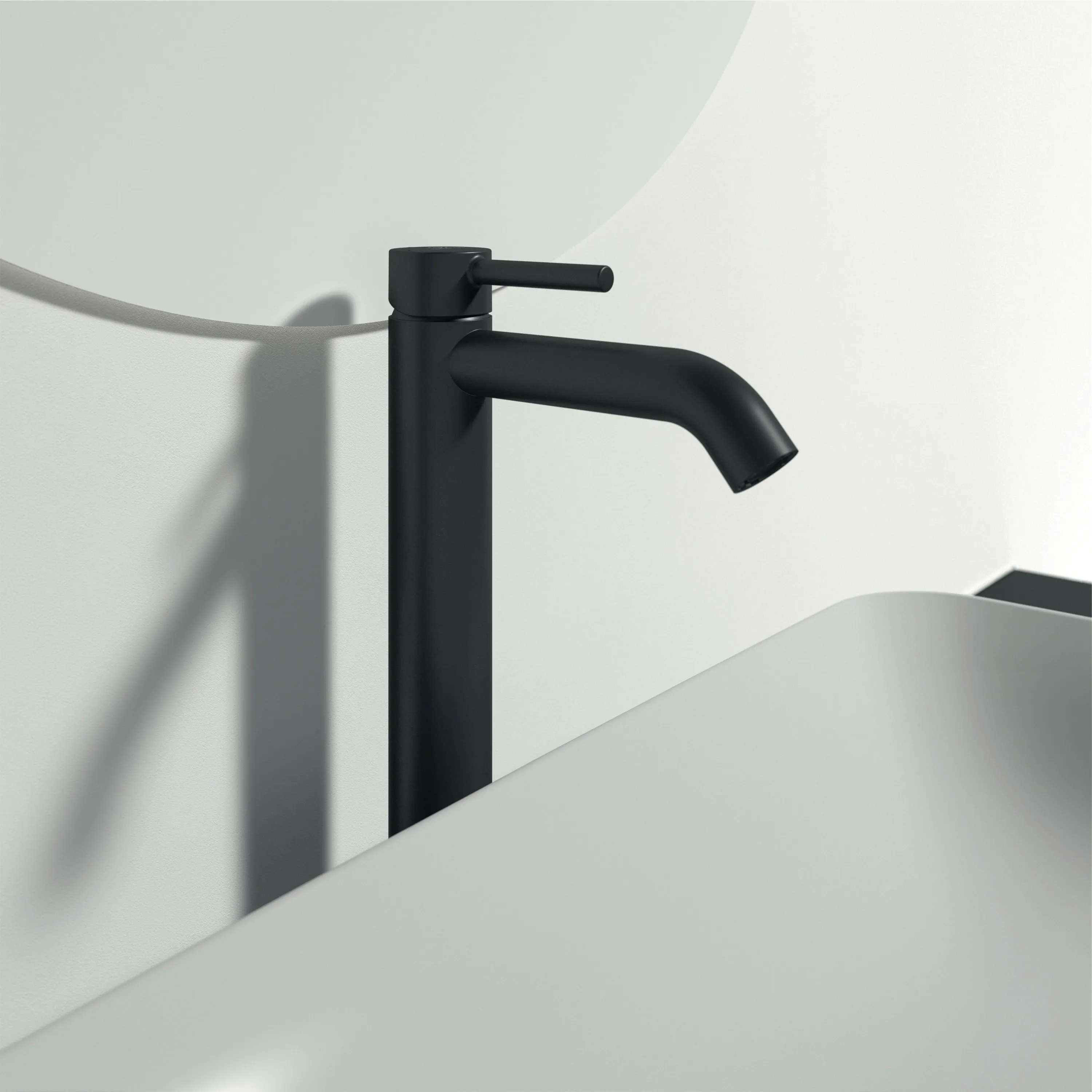 Ideal Standard Waschtischarmatur Ceraline BC269XG Silk Black, verlängerter Sockel Ideal Standard Waschtischarmatur Ceraline BC269XG Silk Black, verlängerter Sockel