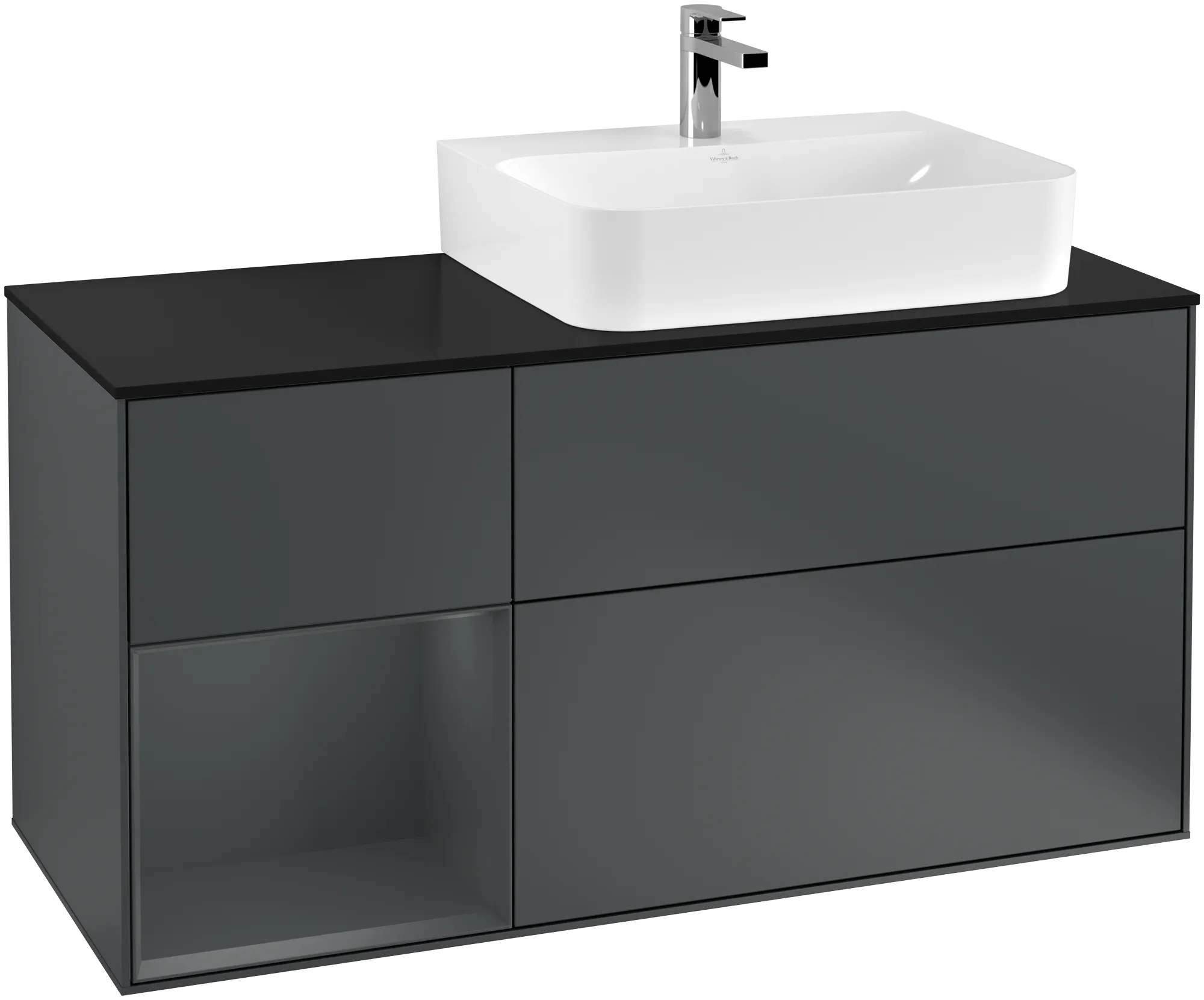 Villeroy & Boch Finion Waschbeckenunterschrank G14, 1200x603x501mm, Midnight Blue Matt/Lacquer