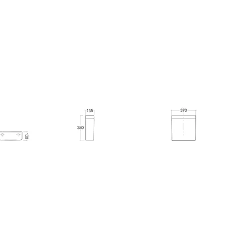 Kludi-RESA R WC-Spülkasten Unteranschluss Weiß glänzend