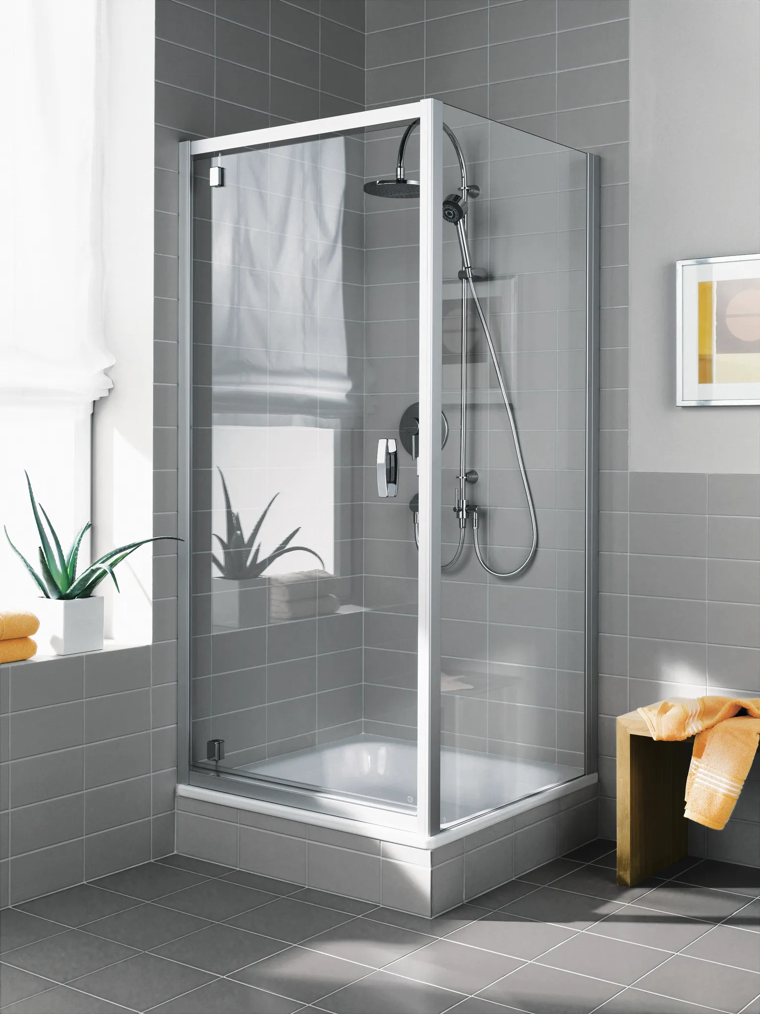 Kermi Seitenwand für Bad und Dusche „IBIZA 2000“ 100 × 200 cm Kermi Seitenwand für Bad und Dusche „IBIZA 2000“ 100 × 200 cm
