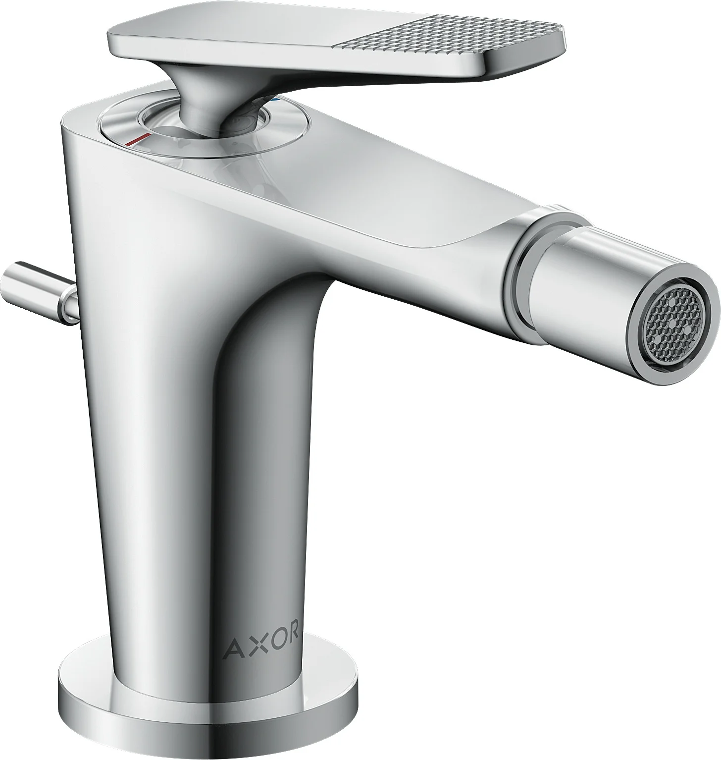 Hansgrohe AXOR Citterio C Bidetmischer, Einhebel-Bidetsystem mit Zugstangen-Ablaufgarnitur Cubic cut in Chrom, Ausladung 113 mm, Auslaufhöhe 95 mm, Laminarstrahl, max. Durchfluss 7,5 l/min bei 3 bar, Keramikmischsystem, für Durchlauferhitzer geeignet Hansgrohe AXOR Citterio C Bidetmischer, Einhebel-Bidetsystem mit Zugstangen-Ablaufgarnitur Cubic cut in Chrom, Ausladung 113 mm, Auslaufhöhe 95 mm, Laminarstrahl, max. Durchfluss 7,5 l/min bei 3 bar, Keramikmischsystem, für Durchlauferhitzer geeignet