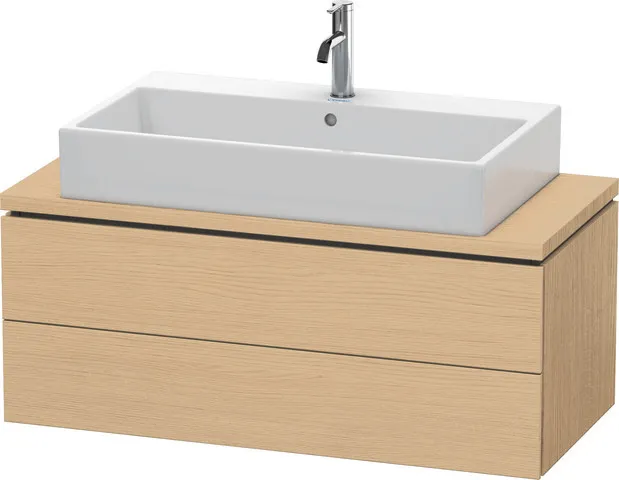 Duravit Waschtischunterschrank wandhängend „L-Cube“ 102 × 40 × 47,7 cm Eiche Natur Duravit Waschtischunterschrank wandhängend „L-Cube“ 102 × 40 × 47,7 cm Eiche Natur