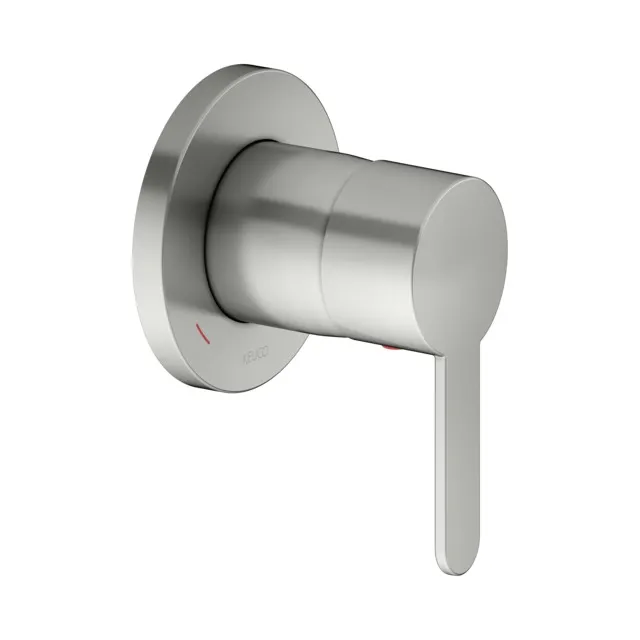 KEUCO IXMO Einhebelmischer Unterputz IXMO Flat mit runder Rosette/IXMO Flat Edelstahl-finish KEUCO IXMO Einhebelmischer Unterputz IXMO Flat mit runder Rosette/IXMO Flat Edelstahl-finish