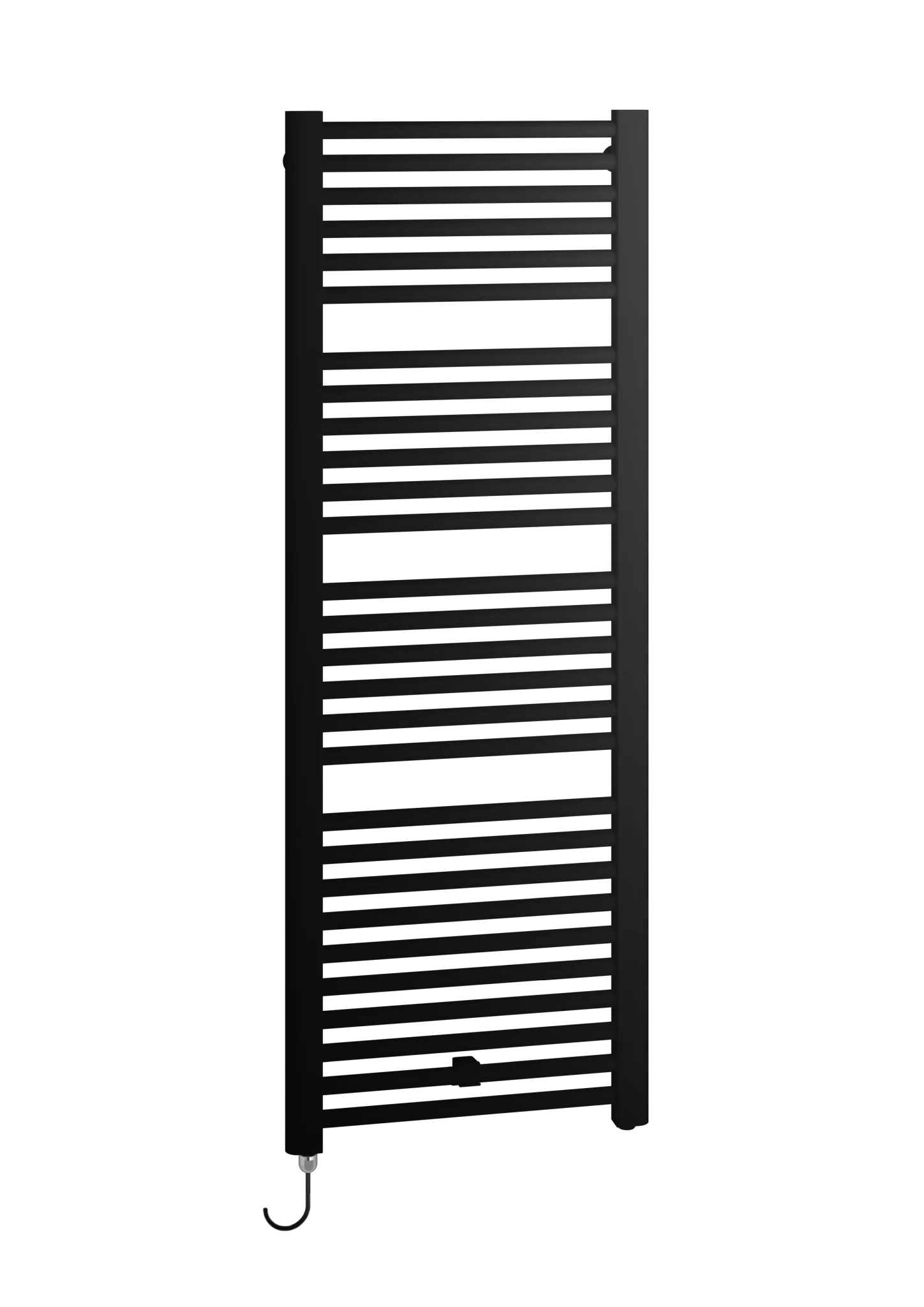 Kermi Elektroheizkörper „Basic®-E“ 52,4 × 177 cm in Schwarz Soft