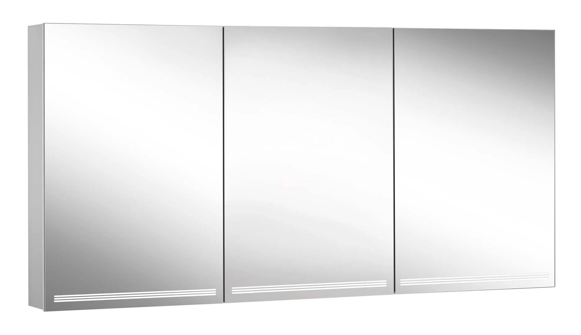 Schneider Spiegelschrank GRACE TW GRL 150/3/GT/TW - Schwarz Matt, Aluminium Korpus, LED Beleuchtung Tunable White Schneider Spiegelschrank GRACE TW GRL 150/3/GT/TW - Schwarz Matt, Aluminium Korpus, LED Beleuchtung Tunable White