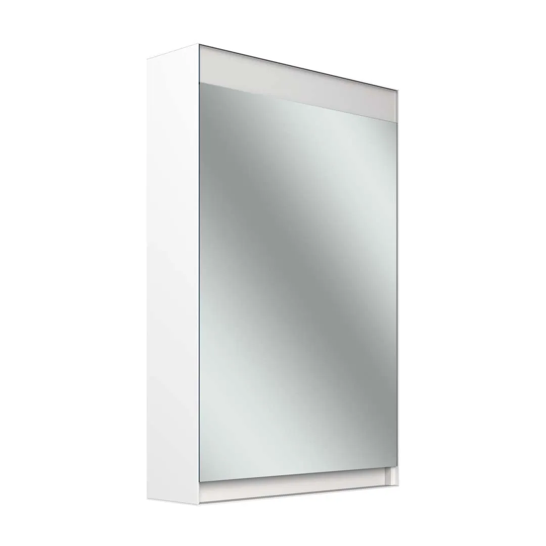 Schneider Spiegelschrank FILO HCL ALS1 50/1/HCL/L - Weiß, Aluminiumkorpus, LED-Beleuchtung (2000-6500K), Schweizer Ausführung Schneider Spiegelschrank FILO HCL ALS1 50/1/HCL/L - Weiß, Aluminiumkorpus, LED-Beleuchtung (2000-6500K), Schweizer Ausführung