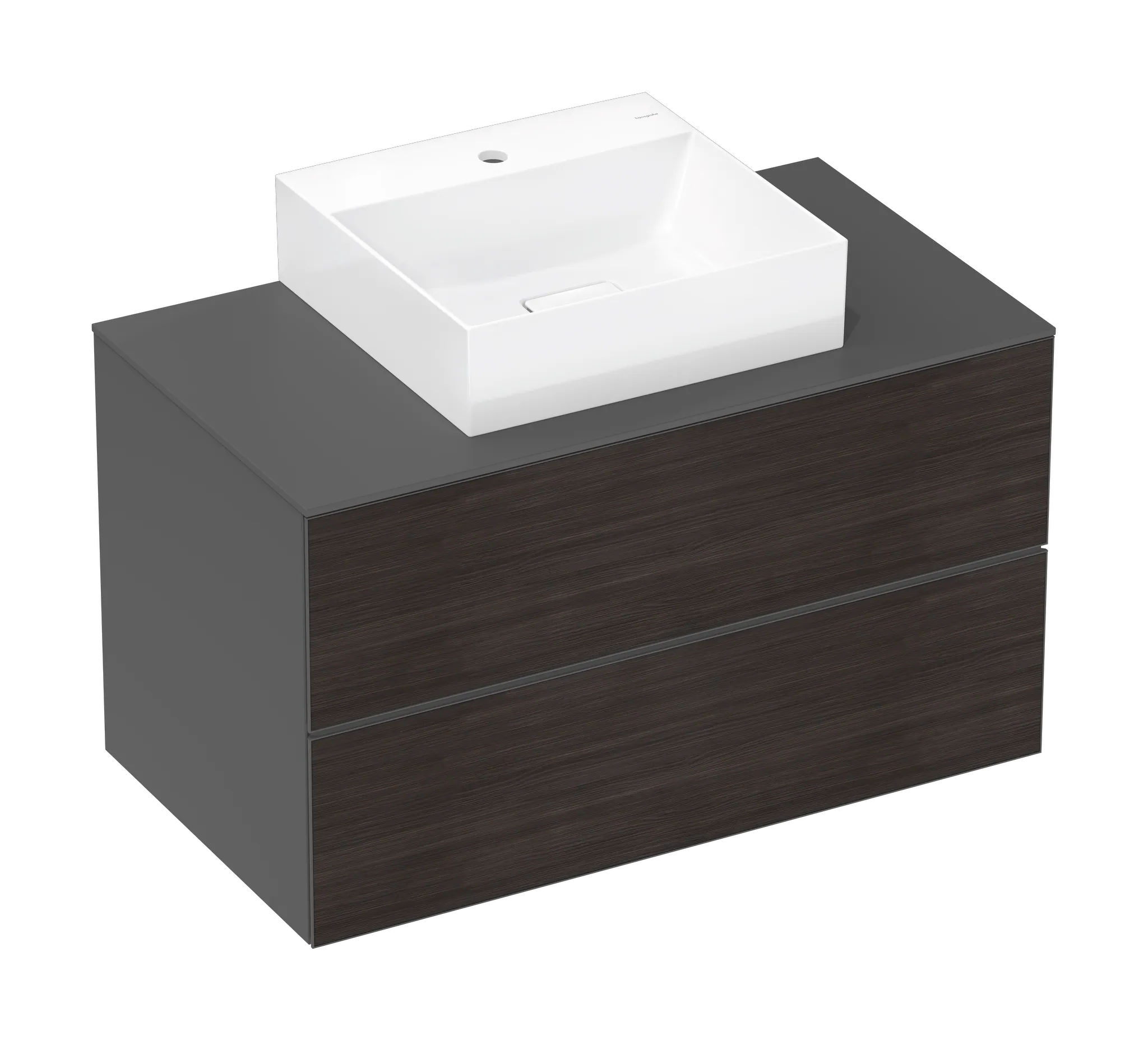 Hansgrohe Xevolos E Waschtischunterschrank Schiefergrau Matt Hansgrohe Xevolos E Waschtischunterschrank Schiefergrau Matt