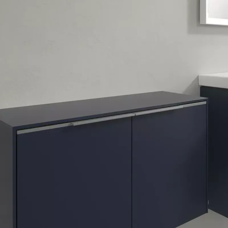 Villeroy & Boch Set aus Sideboard C60000 und Mittelschrank C59800VQ „Subway 3.0“ in Marine Blue - B-Ware - Sonderangebot