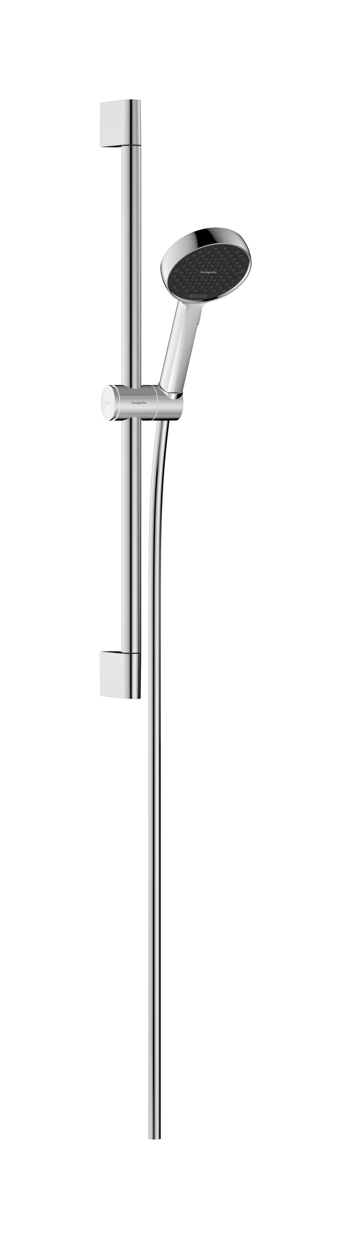 Activera Select S Brauseset 95 2jet EcoSmart+ mit Booster und Brausestange 65 cm, Oberfläche: Chrom