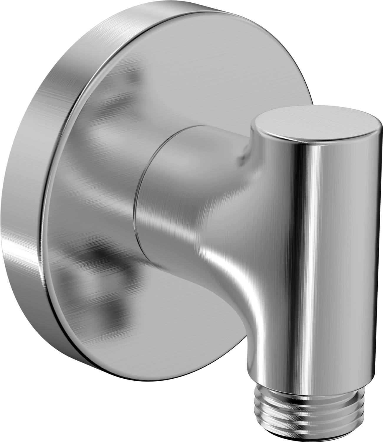 Wandanschlussbogen „Oras Group“ in Stahl gebürstet Wandanschlussbogen „Oras Group“ in Stahl gebürstet