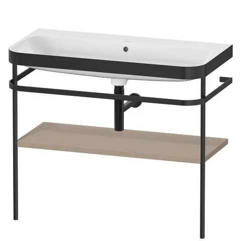 Duravit Waschtischunterschrank mit Metallkonsole „Happy D.2 Plus“ 97,5 × 85 × 49 cm Duravit Waschtischunterschrank mit Metallkonsole „Happy D.2 Plus“ 97,5 × 85 × 49 cm