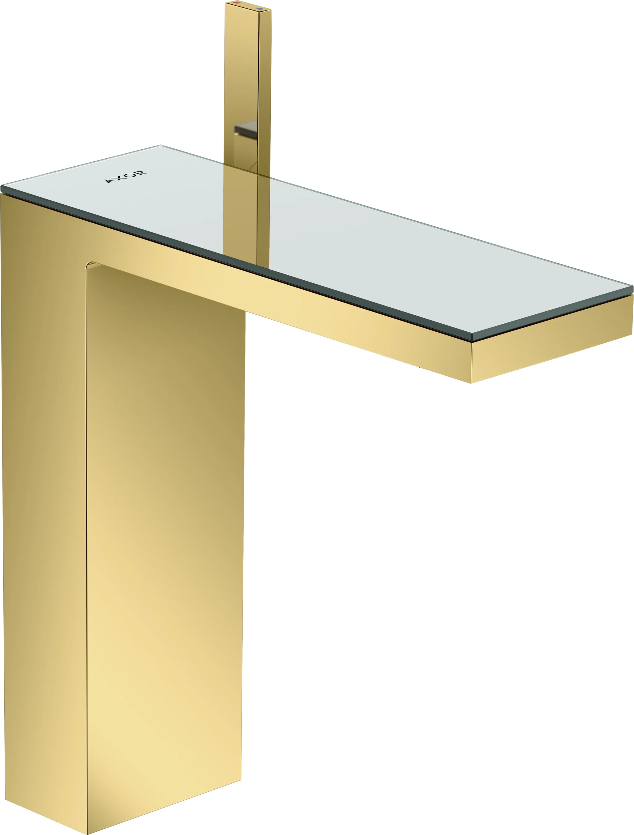Hansgrohe AXOR MyEdition Platte 245 Glas – abnehmbar, 245 mm Länge