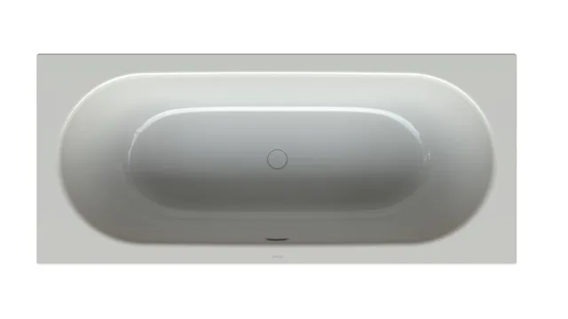 BetteStarlet Badewanne Rechteck 1700x750 mm, 2-Sitzer, glasierter Titan-Stahl, Einbau mit Unterbau