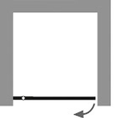 HSK gerahmte Drehpunkttür „Favorit Plus“ für Seitenwand Glas Chinchilla, Profile Schwarz-matt, H: 2000 mm HSK gerahmte Drehpunkttür „Favorit Plus“ für Seitenwand Glas Chinchilla, Profile Schwarz-matt, H: 2000 mm