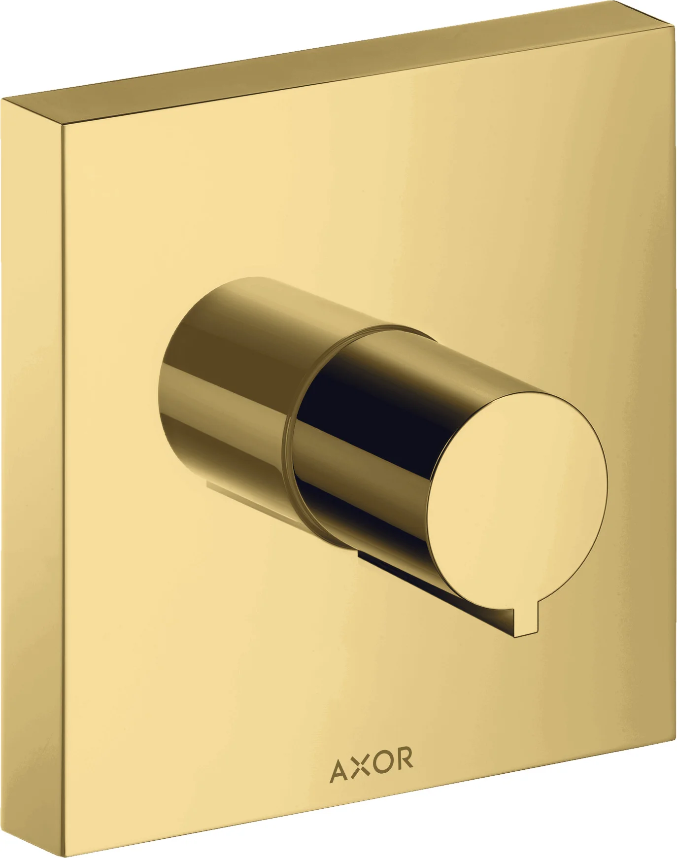 Hansgrohe AXOR ShowerSolutions Absperrventil Unterputz eckig, Polished Gold Optic, DN15/DN20 Hansgrohe AXOR ShowerSolutions Absperrventil Unterputz eckig, Polished Gold Optic, DN15/DN20