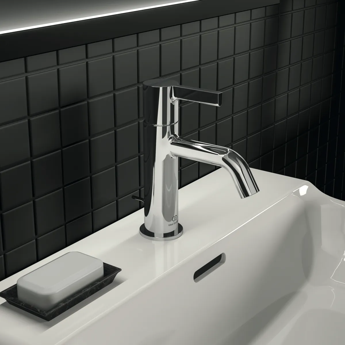 Ideal Standard Waschtischarmatur Joy Arm, DN 15, Ausladung 110 mm, Chrom Ideal Standard Waschtischarmatur Joy Arm, DN 15, Ausladung 110 mm, Chrom