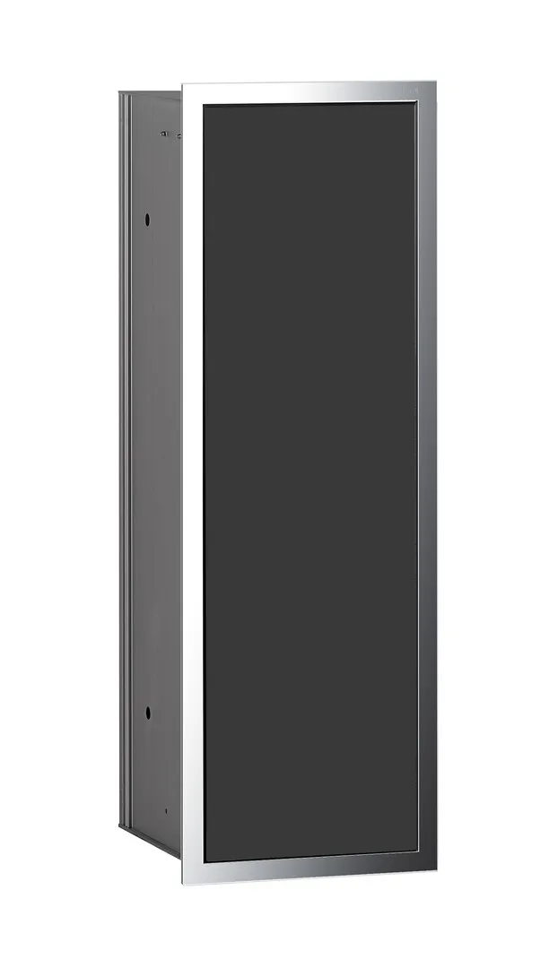 emco Toilettenbürstengarnitur-Modul „asis module 150“ 16,8 × 49,5 × 15,3 cm in chrom / schwarz emco Toilettenbürstengarnitur-Modul „asis module 150“ 16,8 × 49,5 × 15,3 cm in chrom / schwarz