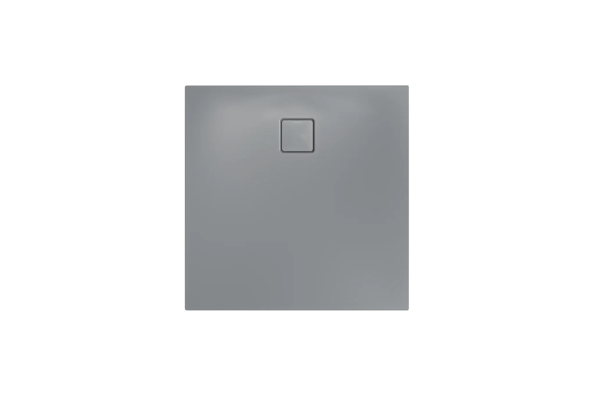 Kaldewei ALUVIA Duschfläche, 1000x1000 mm, cool grey 40, Invisible Grip, SolidLite