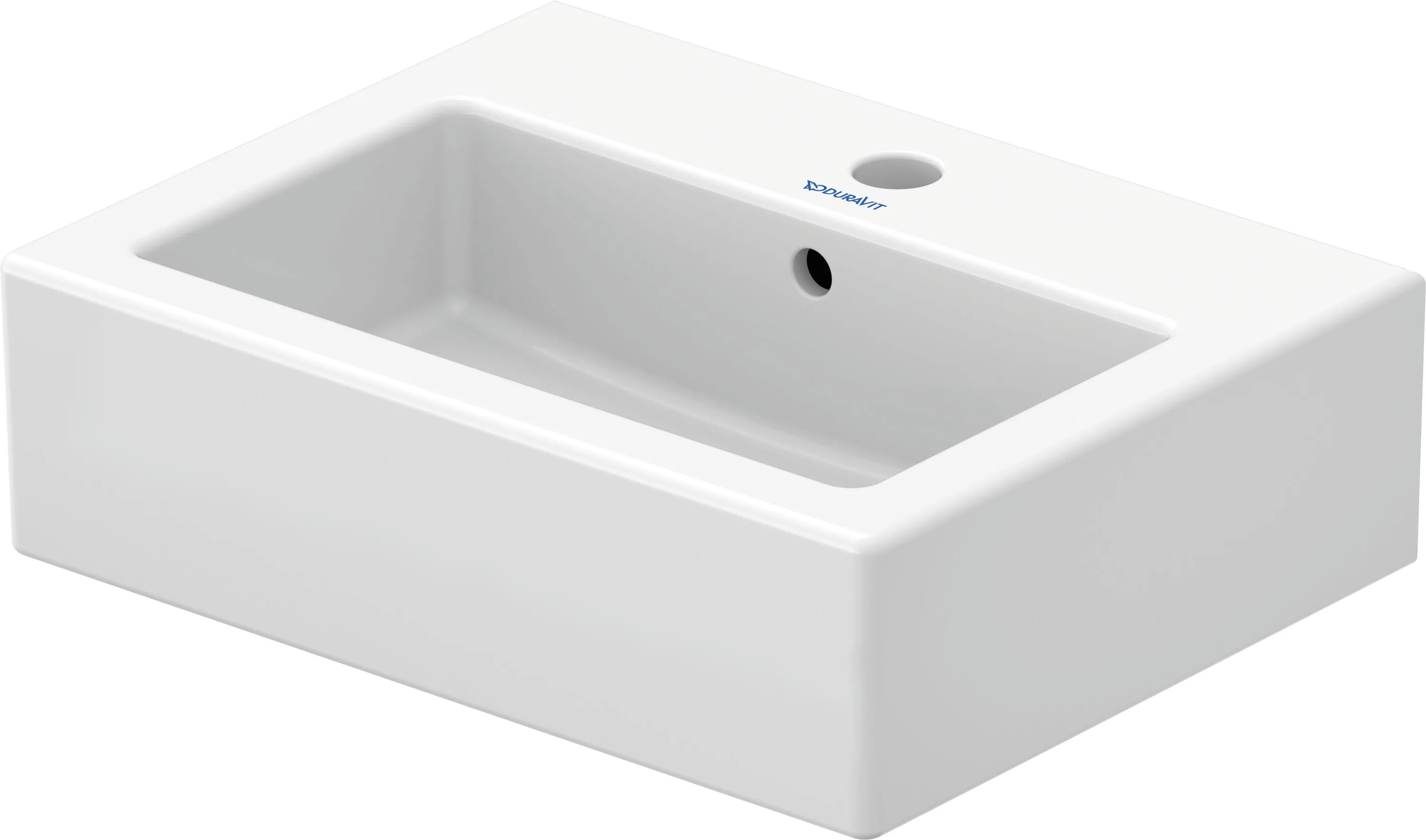 Wandwaschtisch „Vero“, mit Überlauf, Hahnlochposition mittig Wandwaschtisch „Vero“, mit Überlauf, Hahnlochposition mittig