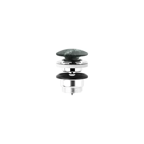 -ROTEX Push-Open-Ablaufgarnitur Marble Verde Alpi matt