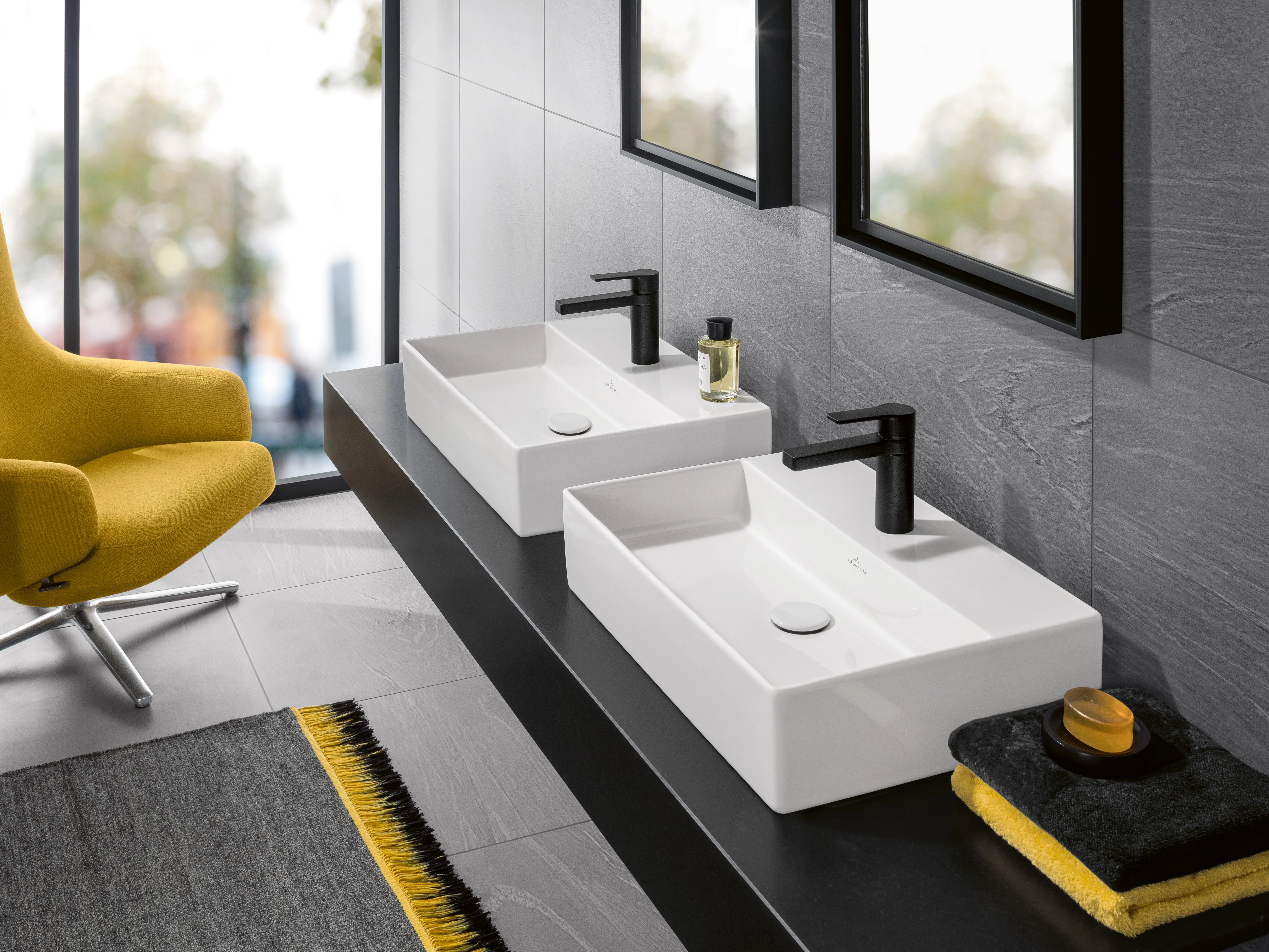 Villeroy & Boch Aufsatzwaschtisch aus TitanCeram „Memento 2.0“ 600 × 420 × 140 mm, mit Hahnlochbohrung, Hahnlochposition mittig in Weiß Alpin Villeroy & Boch Aufsatzwaschtisch aus TitanCeram „Memento 2.0“ 600 × 420 × 140 mm, mit Hahnlochbohrung, Hahnlochposition mittig in Weiß Alpin