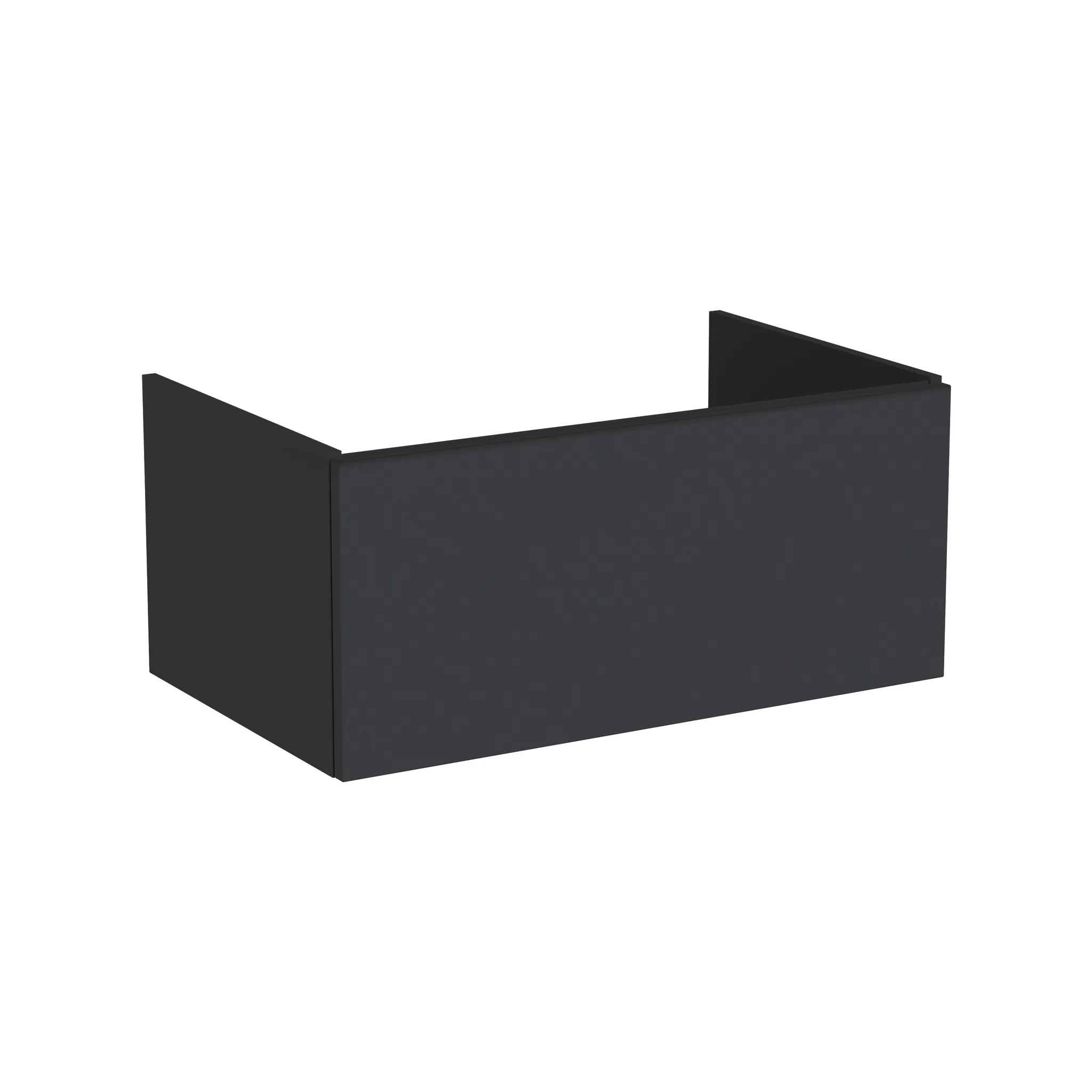 New Metropole Pure Waschtischunterschrank mit 1 Vollauszug 78 x 49 x 35 cm (BxTxH) Graphit Matt New Metropole Pure Waschtischunterschrank mit 1 Vollauszug 78 x 49 x 35 cm (BxTxH) Graphit Matt