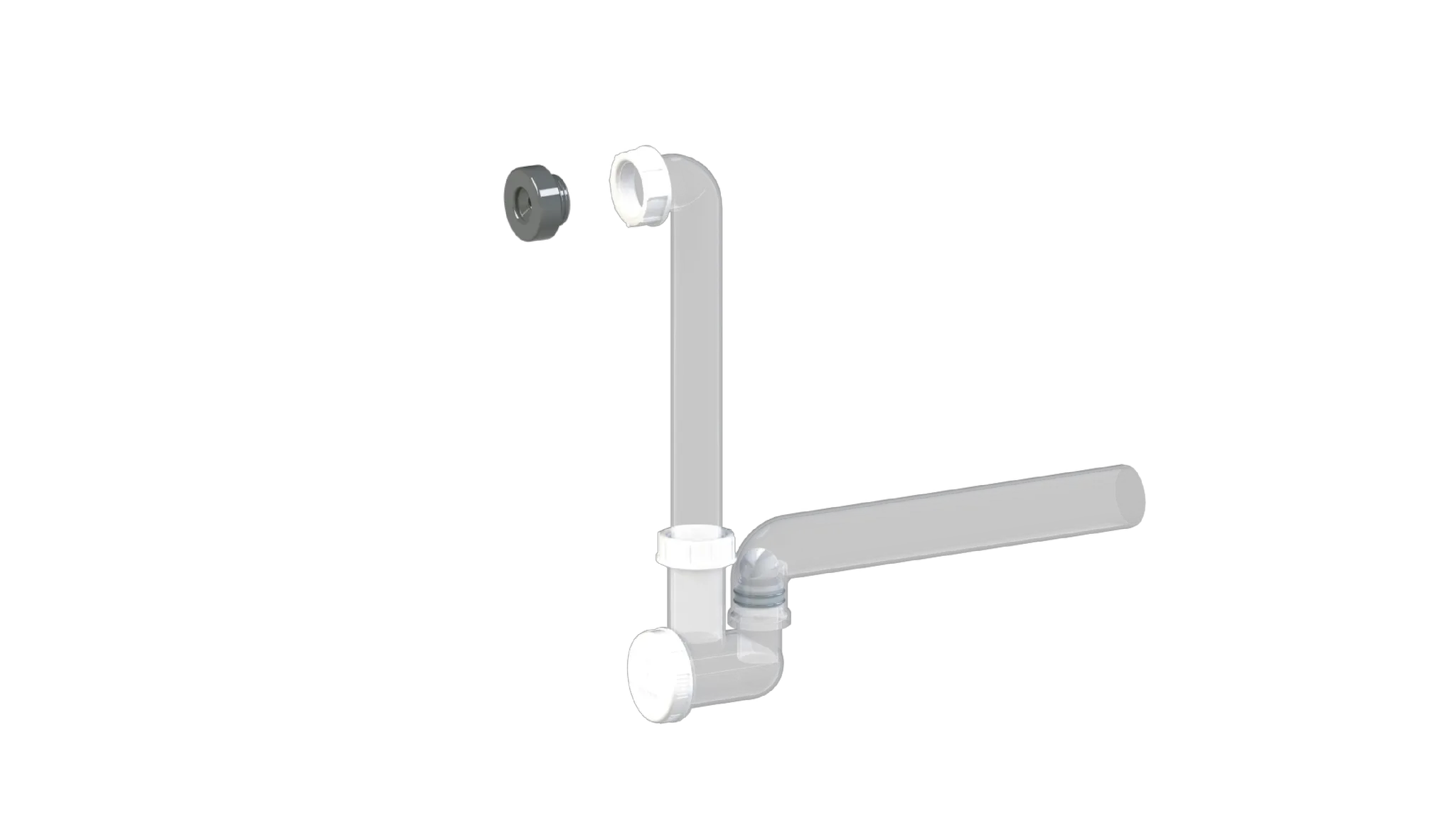 Kondensat-Siphon 136, 1 1/4″ x DN 40