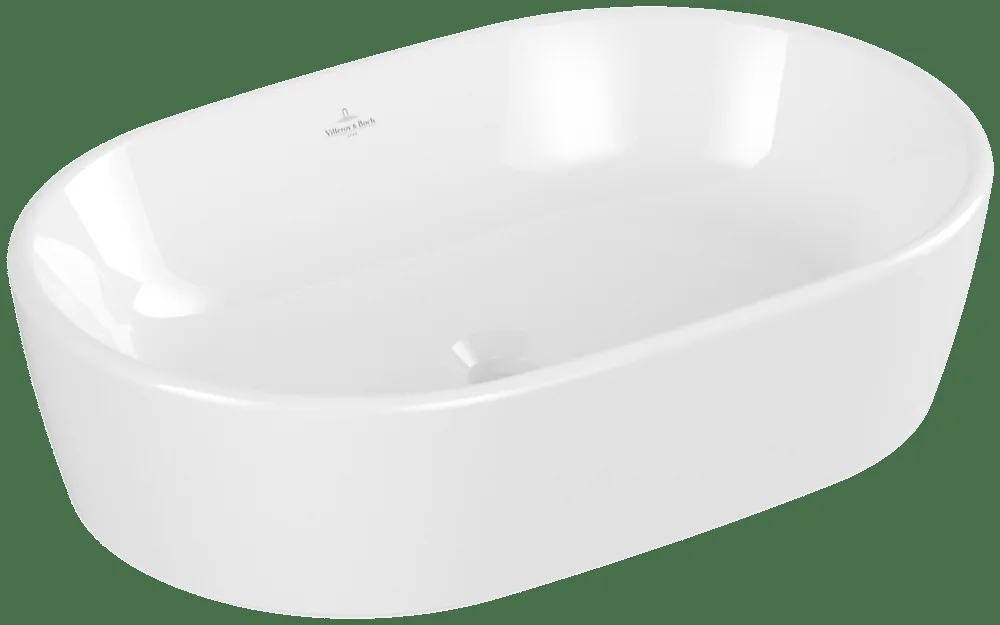 Villeroy & Boch Architectura Aufsatzwaschbecken 5A2661 600x400mm Oval o. ÜL. Weiß Alpin