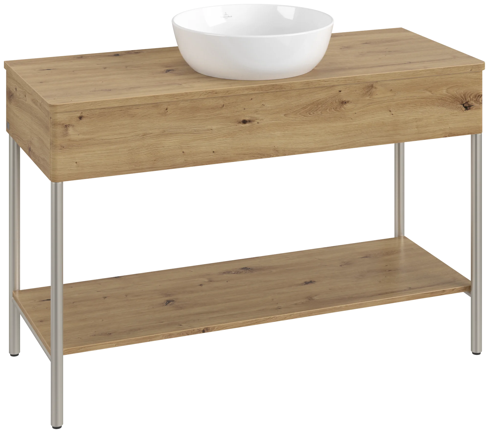 Villeroy & Boch Waschbeckenunterschrank Artis K65010TS, Eckig Oak Natural Touch, 1.200 x 782 x 500 mm, Push-to-open Funktion, mit Hahnlochbohrung Villeroy & Boch Waschbeckenunterschrank Artis K65010TS, Eckig Oak Natural Touch, 1.200 x 782 x 500 mm, Push-to-open Funktion, mit Hahnlochbohrung