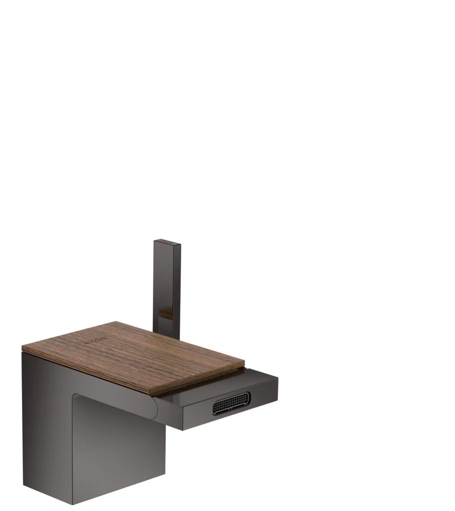 Hansgrohe AXOR MyEdition Platte 117 mm, Amerikanischer Nussbaum, abnehmbar