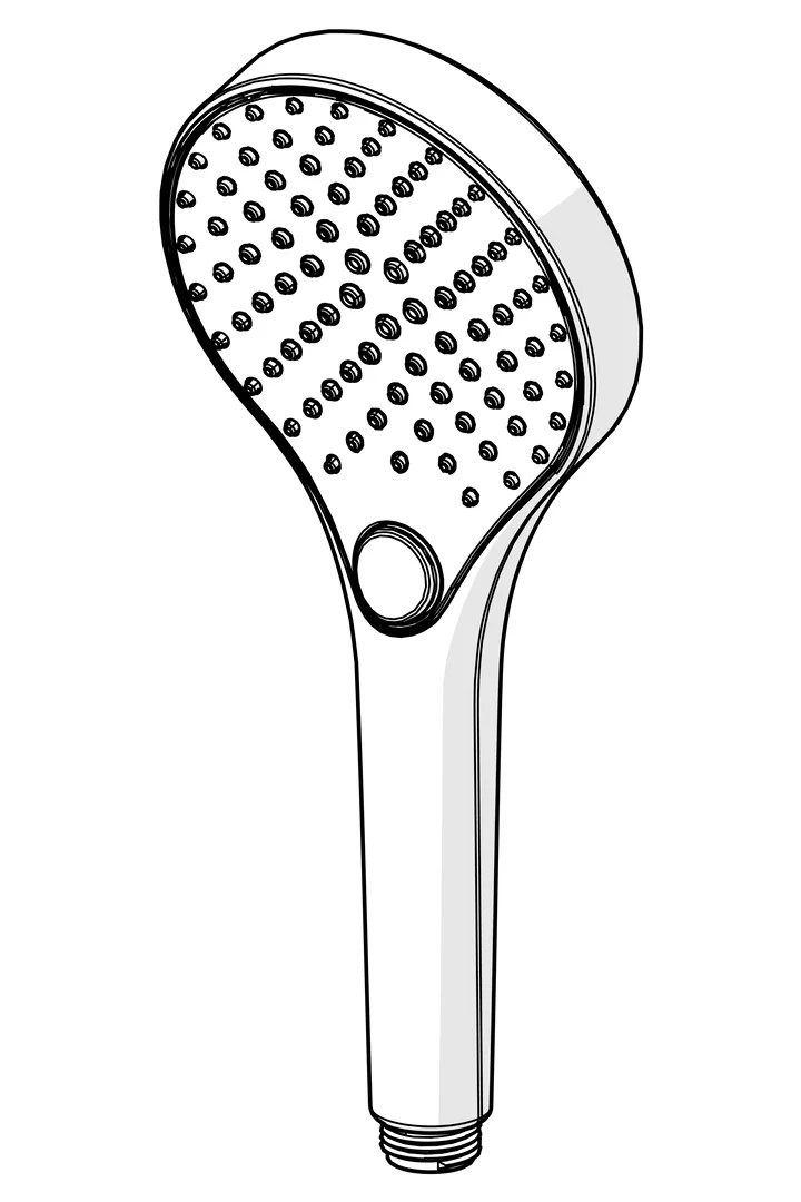 HansaVIVA Handbrause Hansaviva 2023 Chrom, d 110 mm HansaVIVA Handbrause Hansaviva 2023 Chrom, d 110 mm