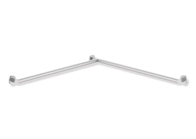 HEWI System 900 Duschhandlauf Edelstahl, links