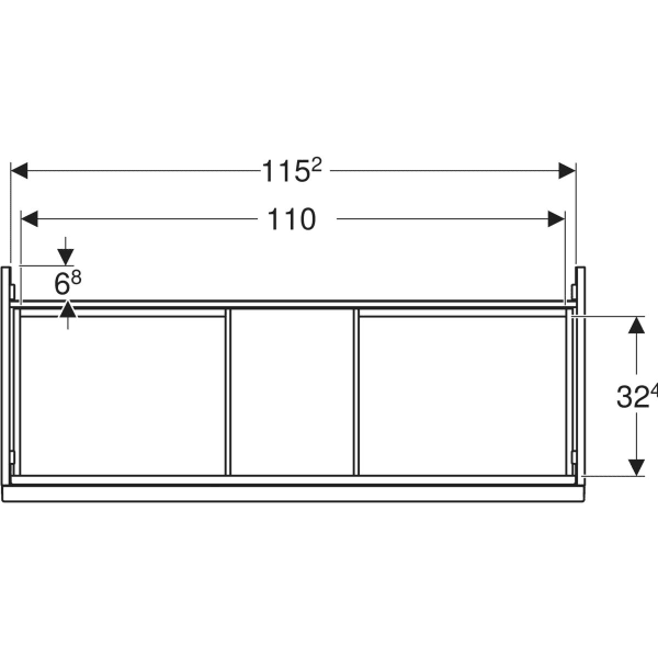 Geberit Waschtischunterschrank „Acanto“ Geberit Waschtischunterschrank „Acanto“