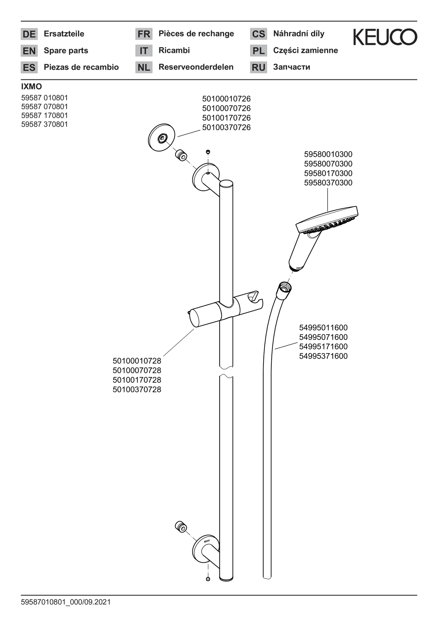 IXMO 59587010801 Brause-Set rund 855 mm verchromt IXMO 59587010801 Brause-Set rund 855 mm verchromt