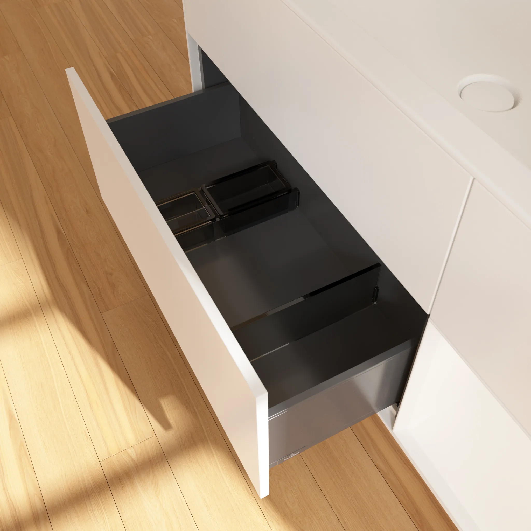 Villeroy & Boch Waschtischunterschrank „Finion“ für Schrankwaschtisch 1196 × 591 × 498 mm White Matt Lacquer, für Becken mittig