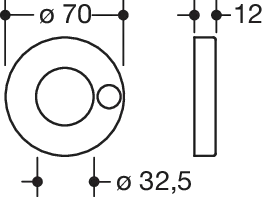 HEWI Kappe „System 900“ HEWI Kappe „System 900“