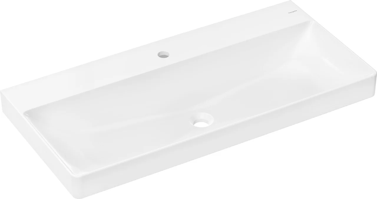 Hansgrohe Xelu Q Waschtisch, Keramik, weiß, 1000x480 mm, wandhängend, ohne Überlauf Hansgrohe Xelu Q Waschtisch, Keramik, weiß, 1000x480 mm, wandhängend, ohne Überlauf