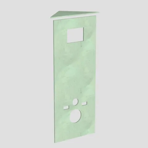SANIT Verkleidungsplatten WC-Eckelement SANIT Verkleidungsplatten WC-Eckelement