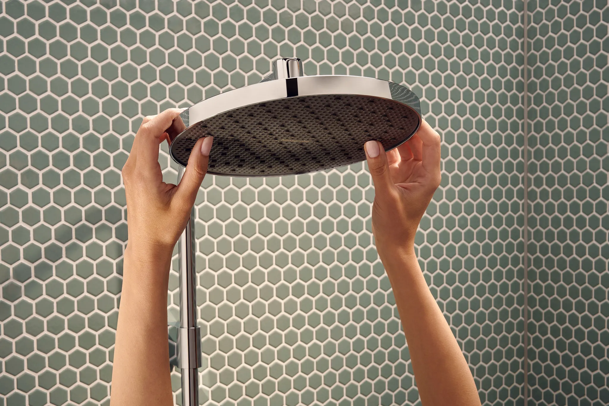 Hansgrohe Activera S Showerpipe 240 1jet EcoSmart+ mit Ecostat Fine Varia, Chrom