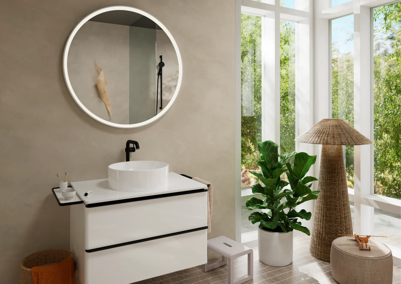 Hansgrohe Aufsatzwaschtisch Xuniva S, weiß, 400x400 mm, glänzend, ohne Hahnloch und Überlauf Hansgrohe Aufsatzwaschtisch Xuniva S, weiß, 400x400 mm, glänzend, ohne Hahnloch und Überlauf